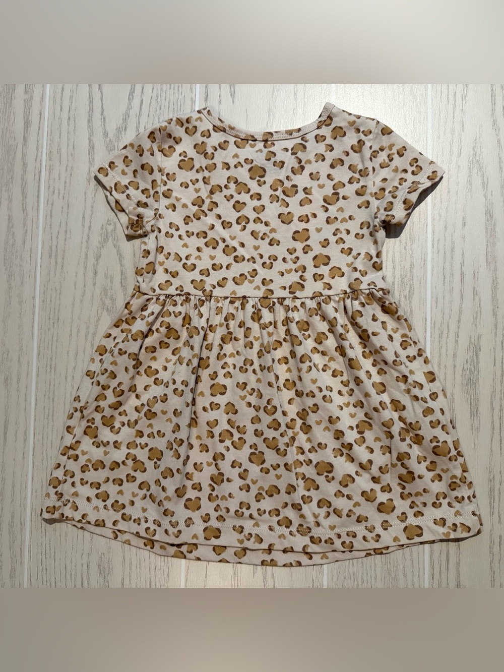 Old Navy & Carter’s Toddler Girl Dress Bundle 3-Piece 2T Floral Leopard Striped - Picture 9 of 13